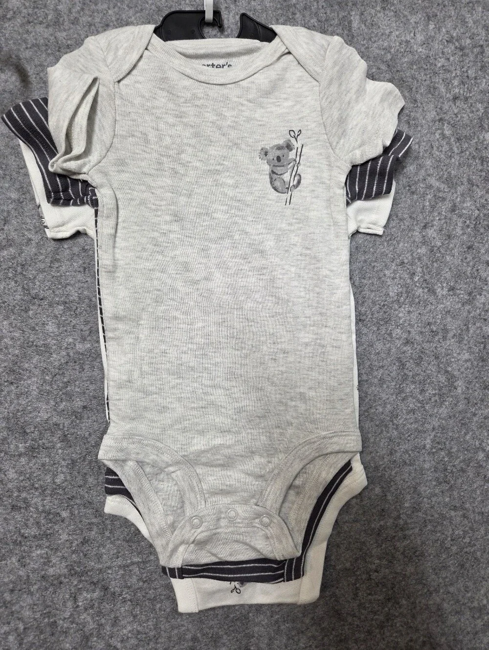 Carters Baby 3 Piece Body Suit & 2 Pairs Of Pants Newborn Nwt
